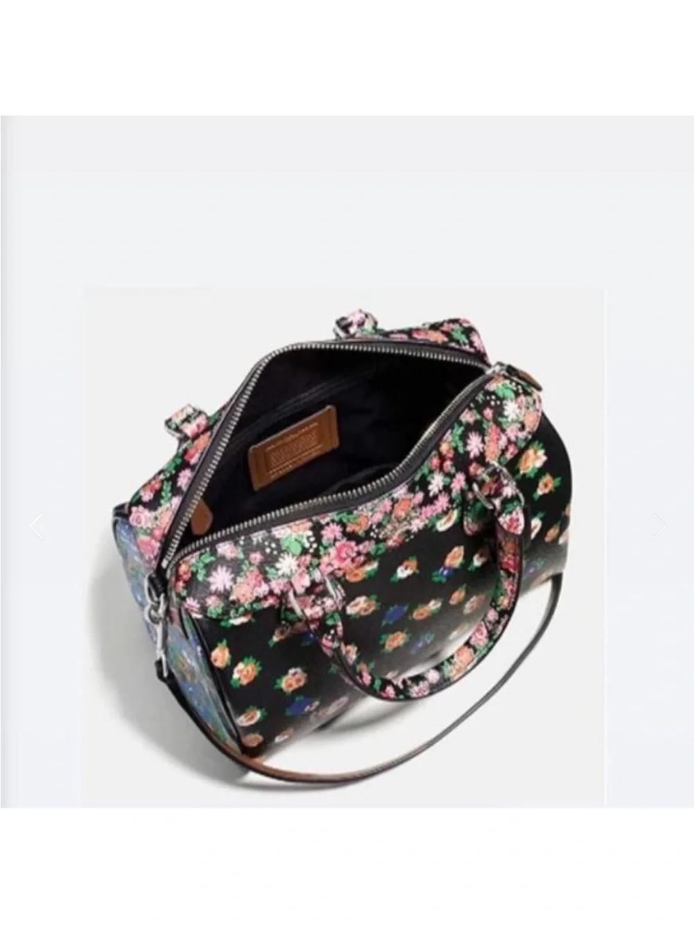 Coach mini Bennett satchel in floral print mix coated canvas